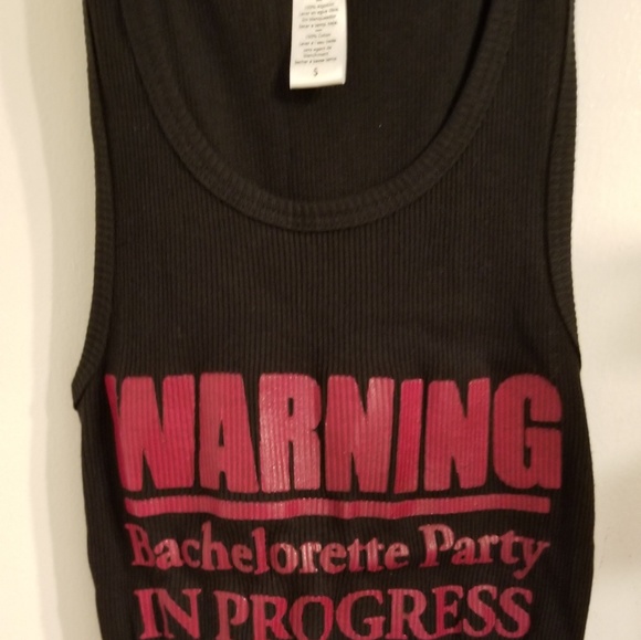 WARNING Bachelorette Party IN PROGRESS Tank - Picture 2 of 2